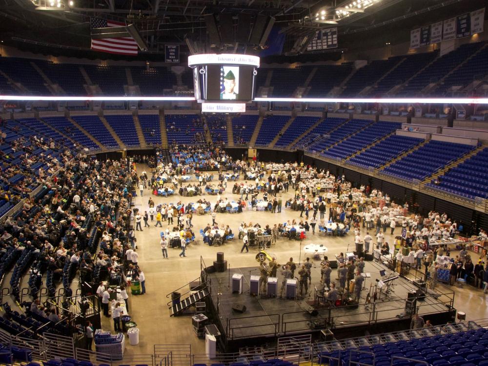 2017 Military Appreciation Tailgate in the BJC arena 