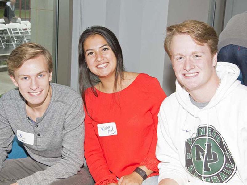 7515 Students enjoy the Steidle Building dedication ceremony.