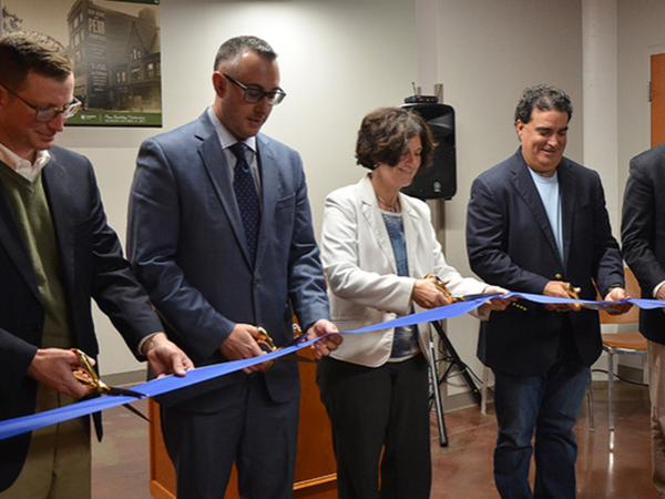 Penn Building ribbon cutting