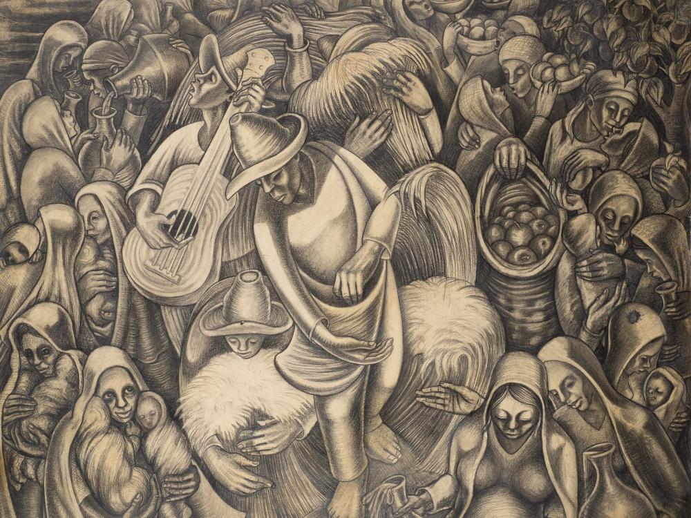 John Biggers, Day of the Harvest (Harvest Song), 1948