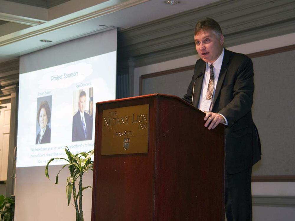 Joe Doncsecz, associate vice president for finance and corporate controller