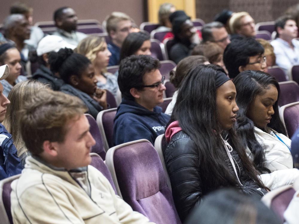 Audience at panel discussion