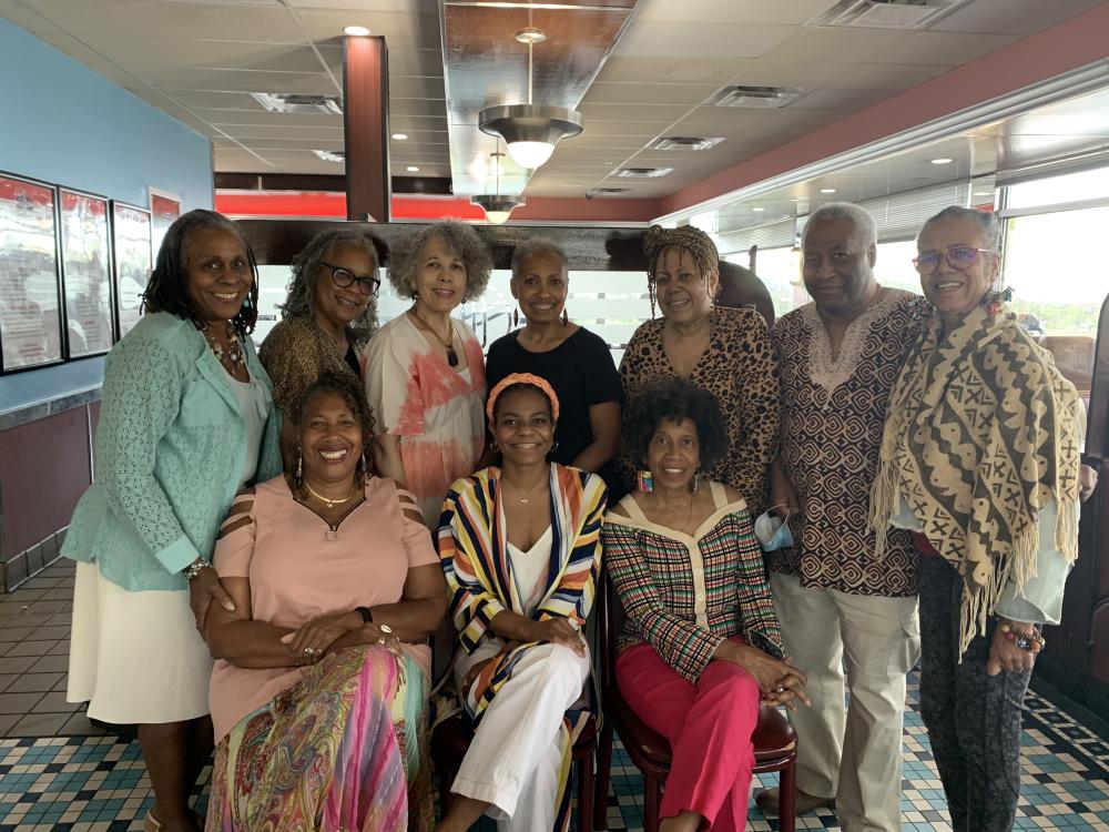 Group shot of Black Student Alumni Oral History Project participants