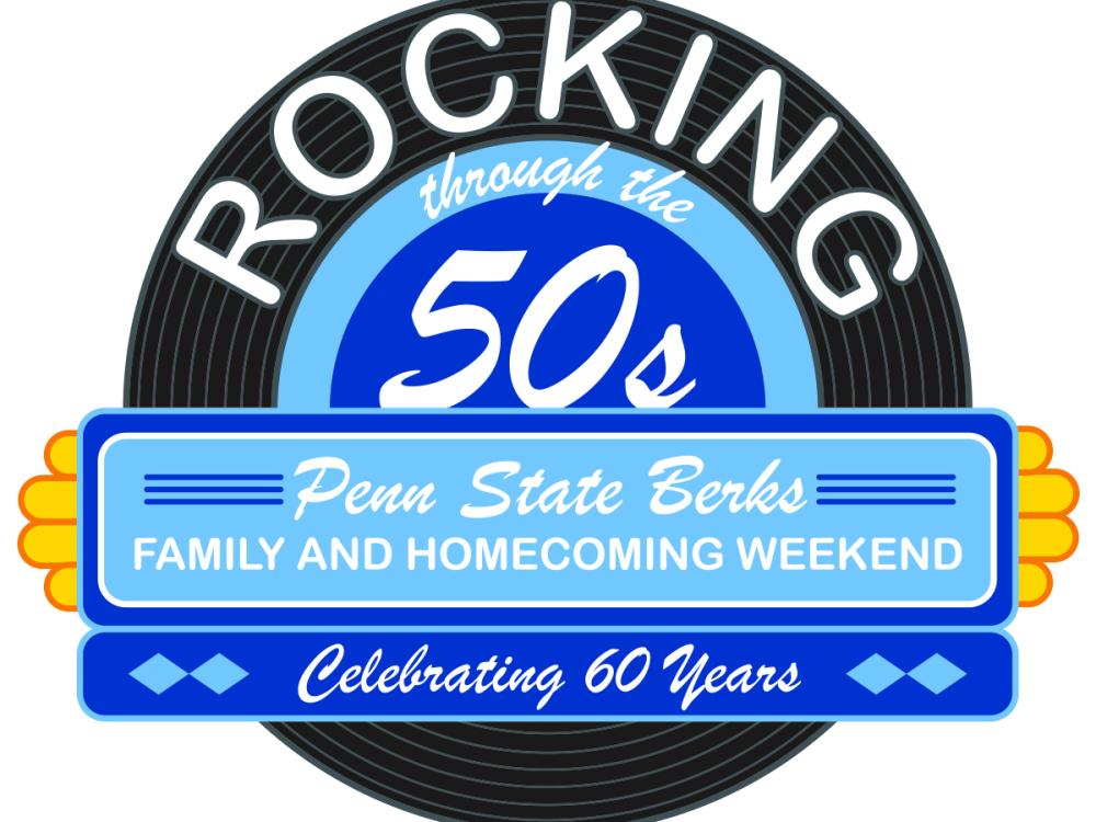 Rocking through the 50's Homecoming Logo