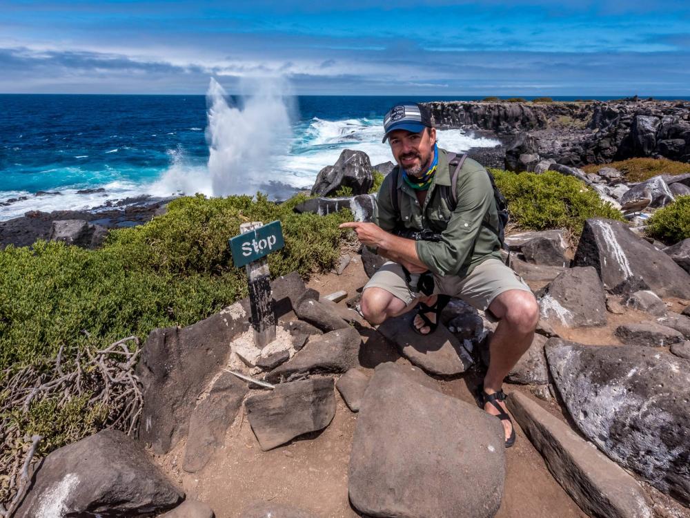 Carter Hunt in Galapagos National Park