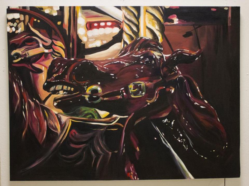 "I'm Bringing Hell to You" by Taylor Bielecki will be included in the "Electrify" VSA exhibition. 