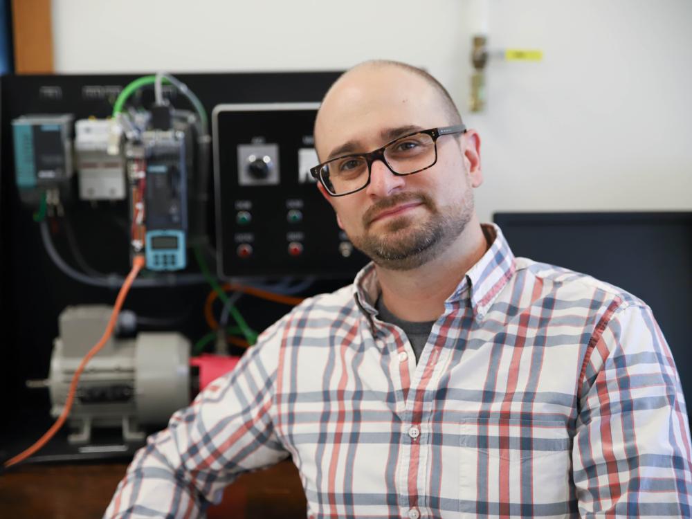 Joseph Cuiffi, assistant teaching professor and program coordinator of electro-mechanical engineering technology