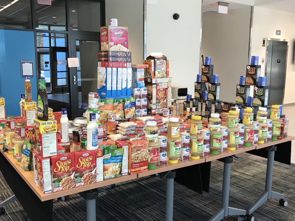 Thanksgiving food drive at Penn State Brandywine