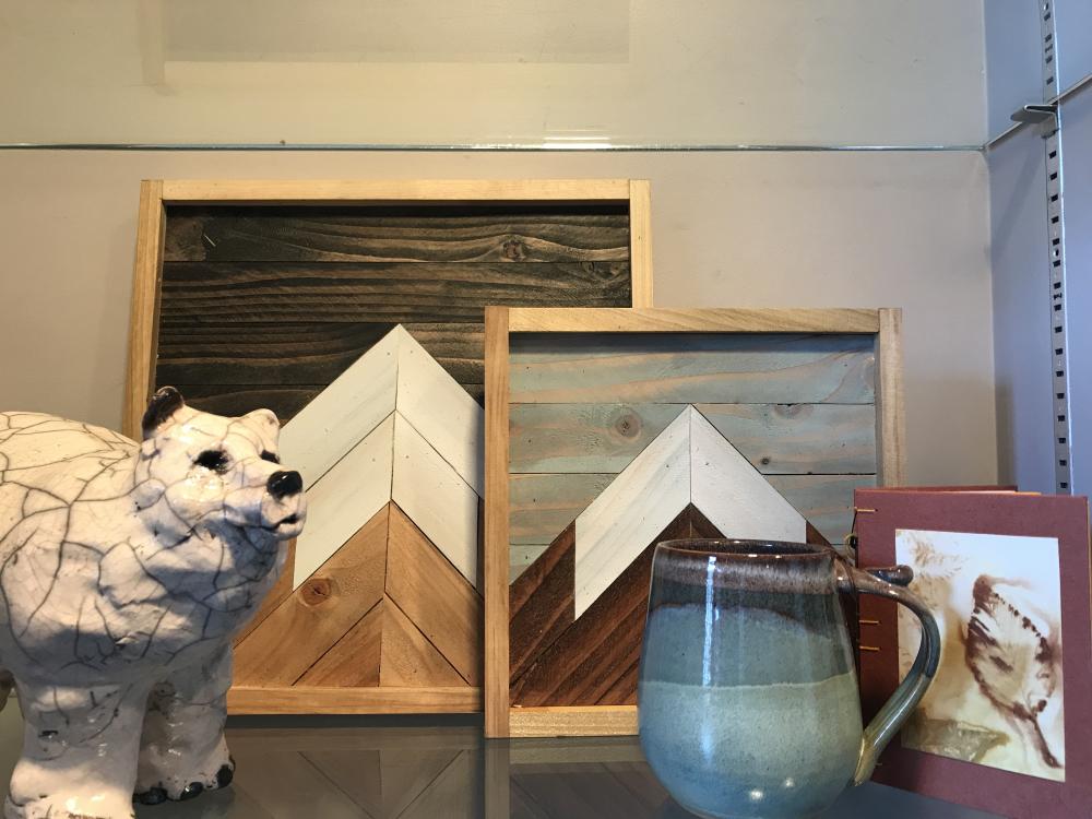 Consignment items available at the museum store during the sale