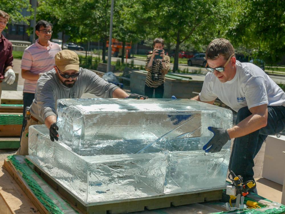 Installation of the Ice Box Challenge