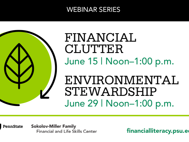 Financial Clutter, Environmental Stewardship