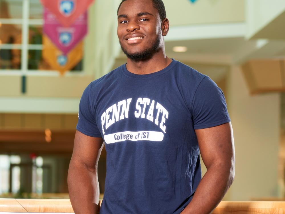 Penn State student Jonathan Adrien