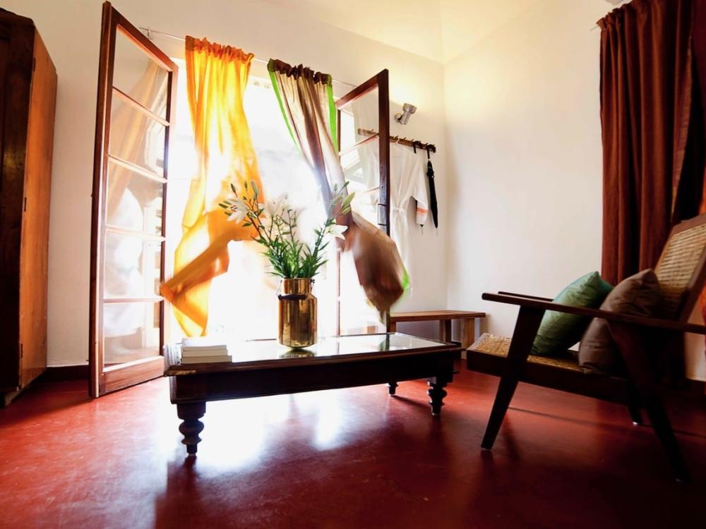 A living room at Kayal Island Retreat