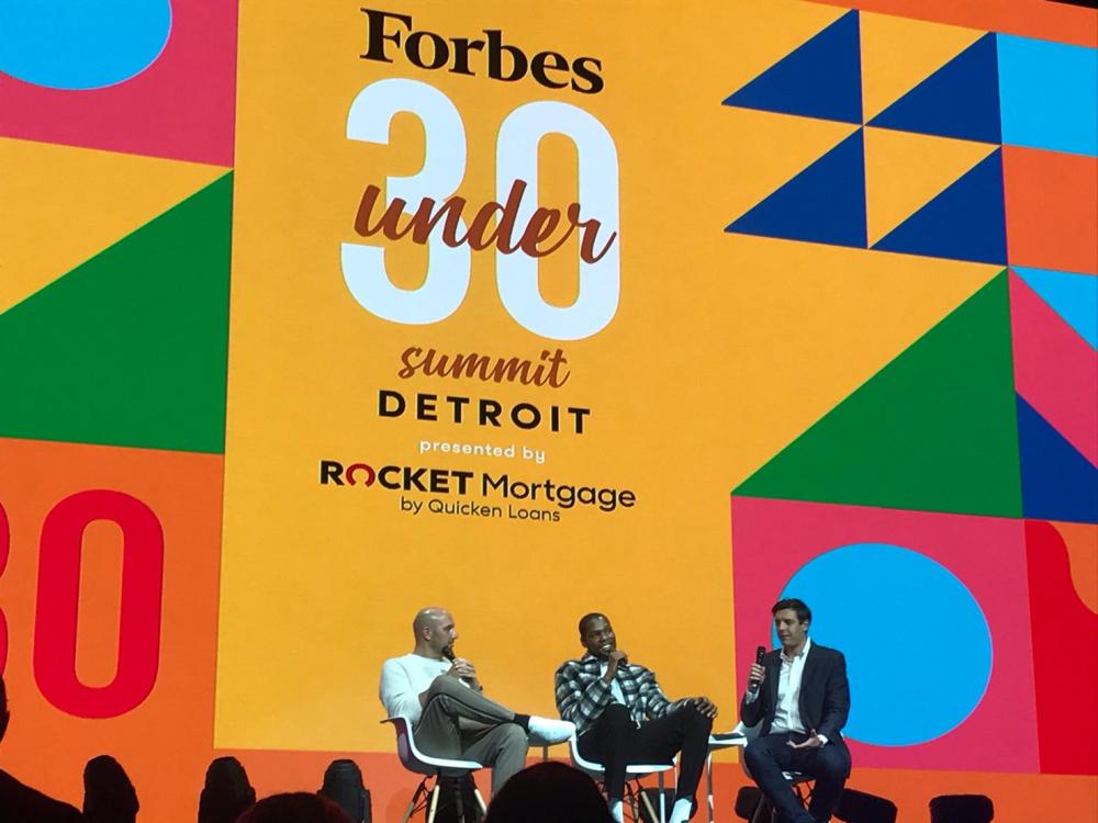 Kevin Durant interviewed during Forbes Under 30 Summit