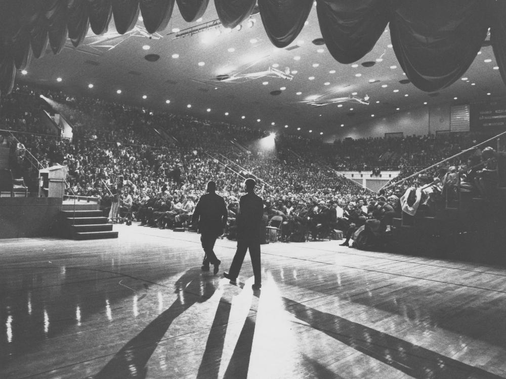 Martin Luther King in Rec Hall