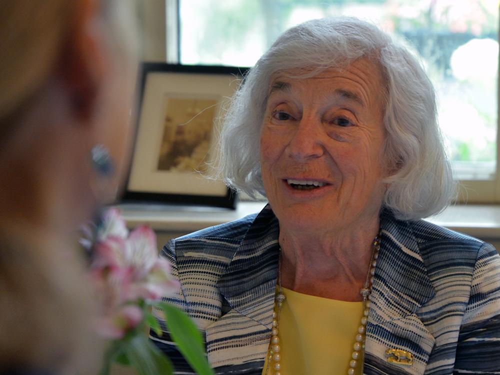 Mimi Barash Coppersmith talks with Marie Hardin