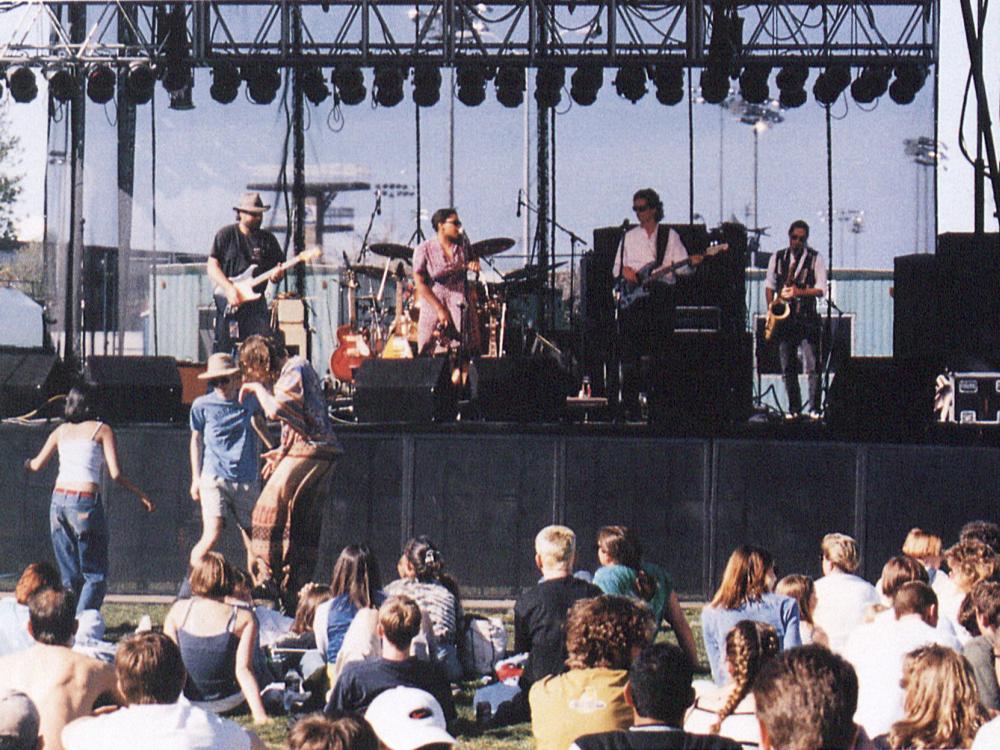 Queen Bee and the Blue Hornet Band at Penn State Movin' On 1998
