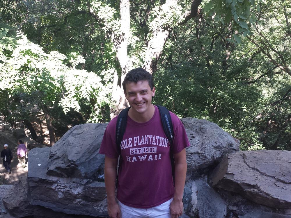Nick Frazzette at the Summer Palace in China