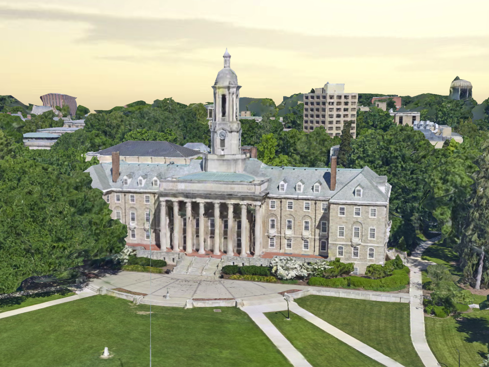 Virtual model of Old Main