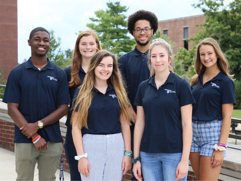 Peer Career Assistants pose for a group photo at the IST Building