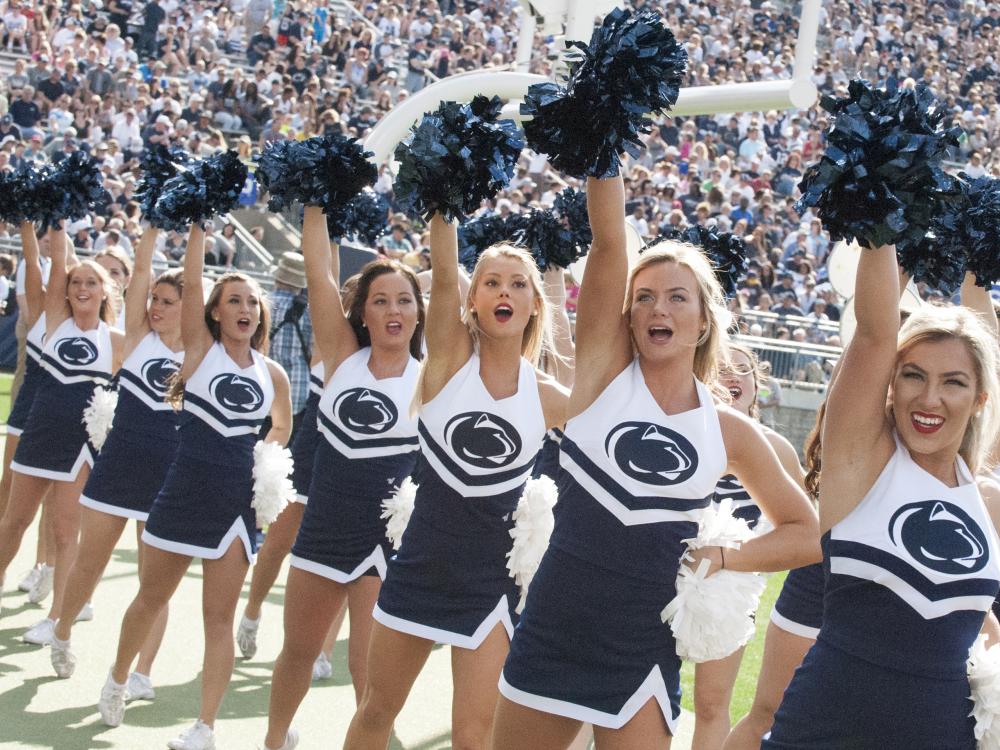 Penn State cheerleaders