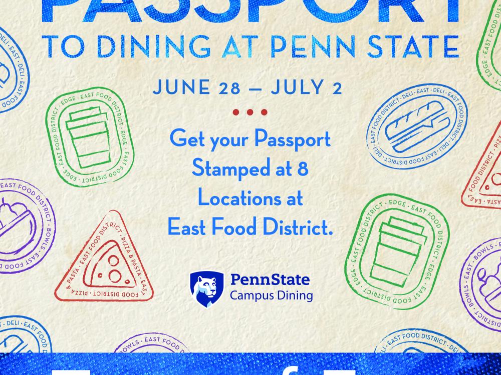 Passport to Dining at Penn State - A Taste of East