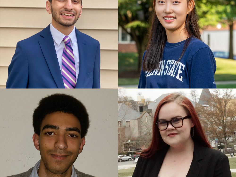 Four liberal arts students selected as 2020-21 Perreault Fellows