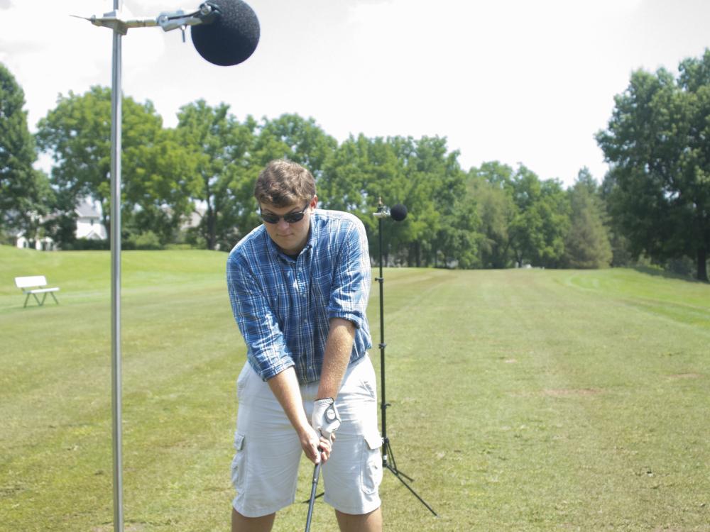 Peter Kerrian at the Penn State Golf Course