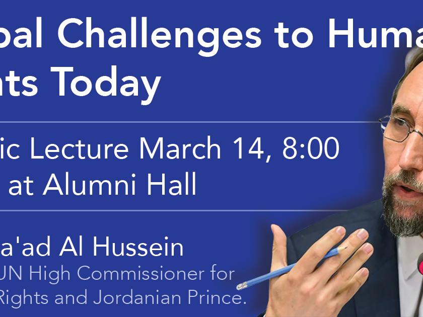 Zeid Ra'ad Al Hussein Lecture information