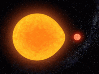 Animation of pulsating star