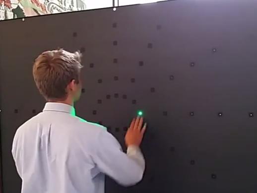 Matt Roda demonstrates Reflexion Interactive's device