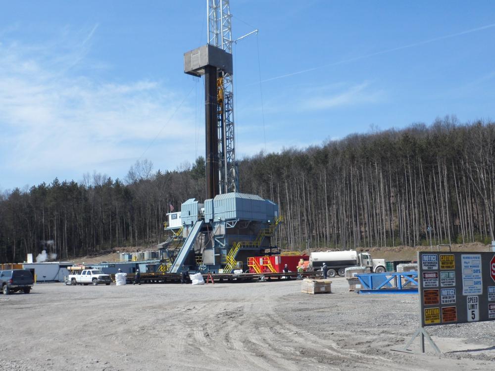 Marcellus Shale drilling site