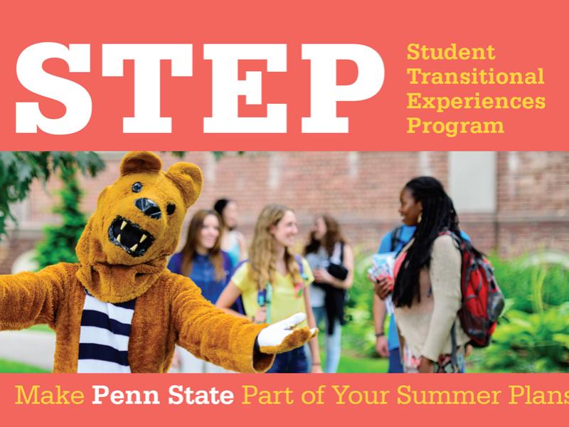 STEP 2018 graphic with Nittany Lion