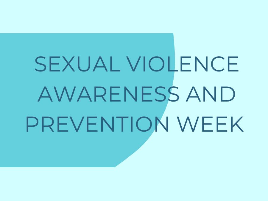 Sexual Violence Awareness and Prevention Week banner