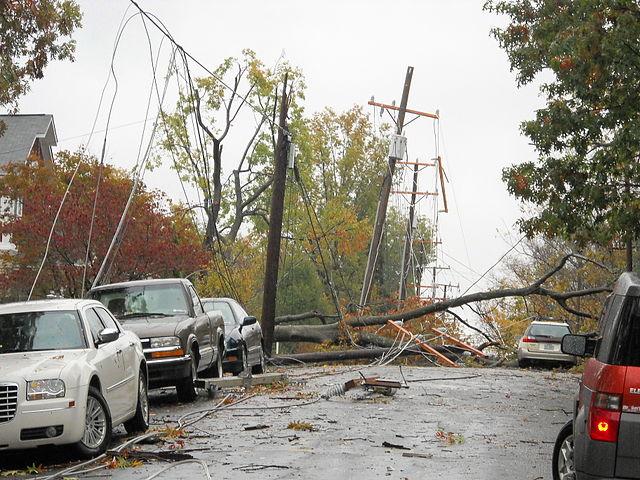 aftermath of Hurricane Sandy