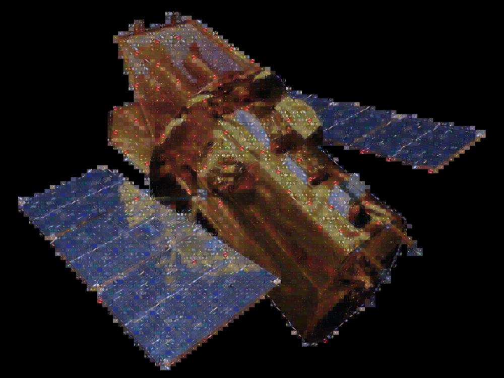 This mosaic of the Neil Gehrels Swift Observatory is created from images of astronomical objects captured by the satellite’s Ultraviolet/Optical Telescope which recently captured its millionth image. 