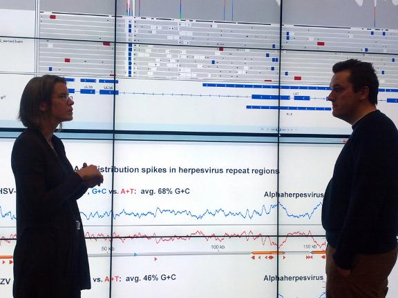 Moriah Szpara and Jacob Shreve discuss data