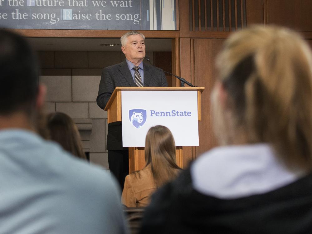 President Barron at Town Hall