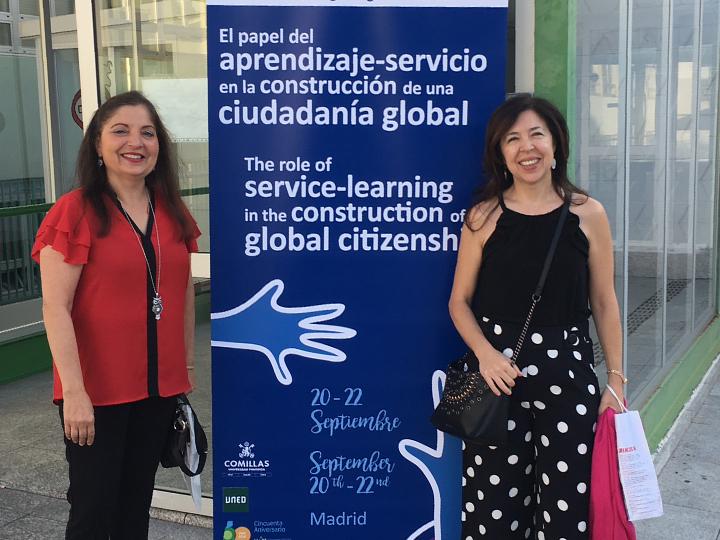 Donna Chambers and Belén Rodríguez-Mourelo traveled to Madrid