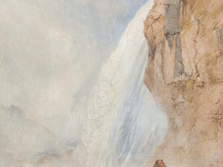 John William Hill (1812–1879), Under the Falls, Niagara, c. 1870