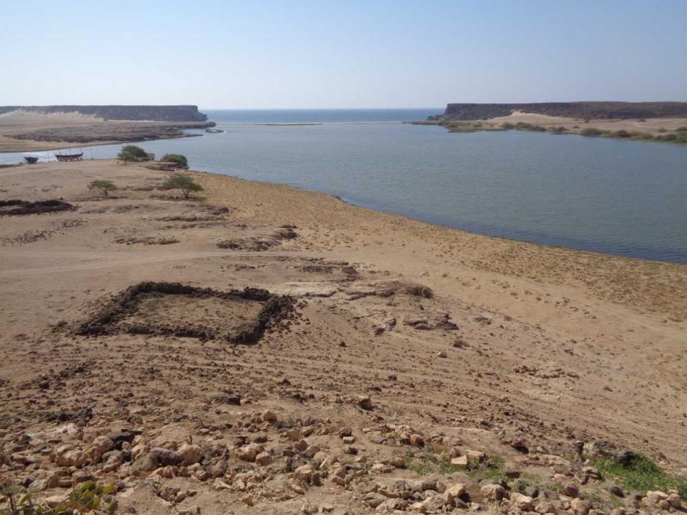 The ruins of an ancient city in Oman 