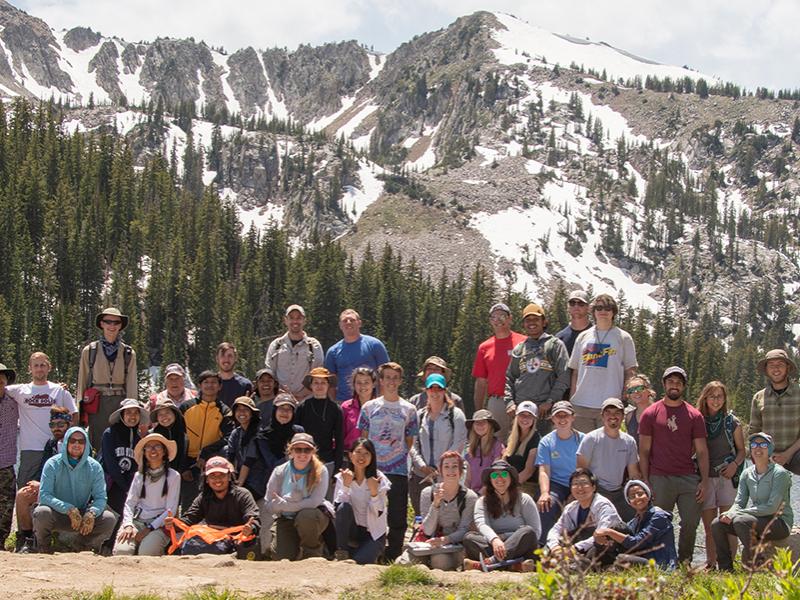 Geosciences Field Camp 2019 group photo