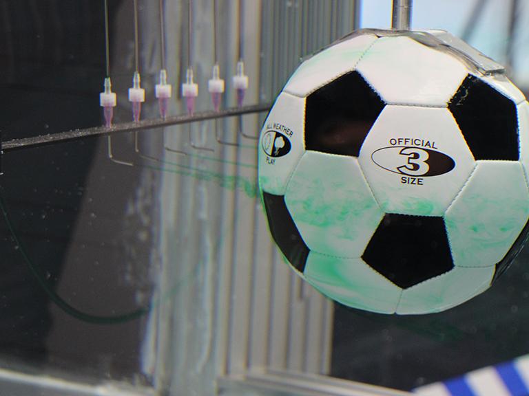 soccer ball in fluid
