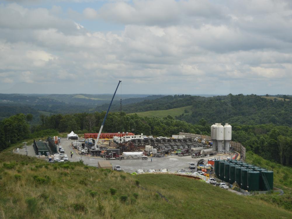 A Marcellus Shale well site in Pennsylvania 