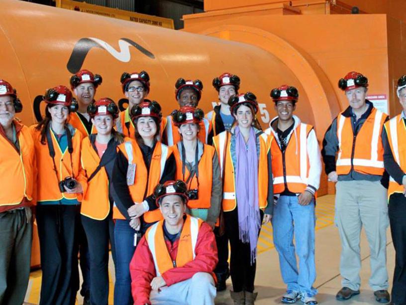 Students visiting Huntly Power Plant