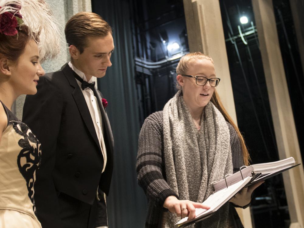 stage manager Sarah Williams