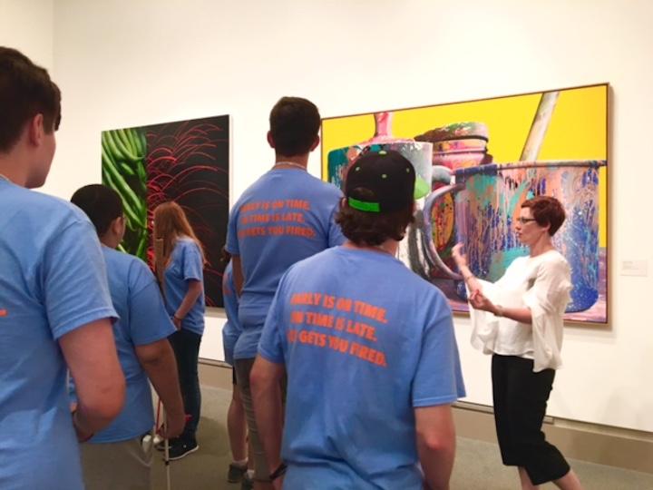 Dana Carlisle Kletchka leading tour 