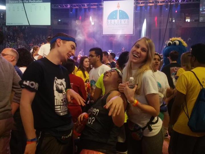Penn State Lehigh Valley dancers THON weekend