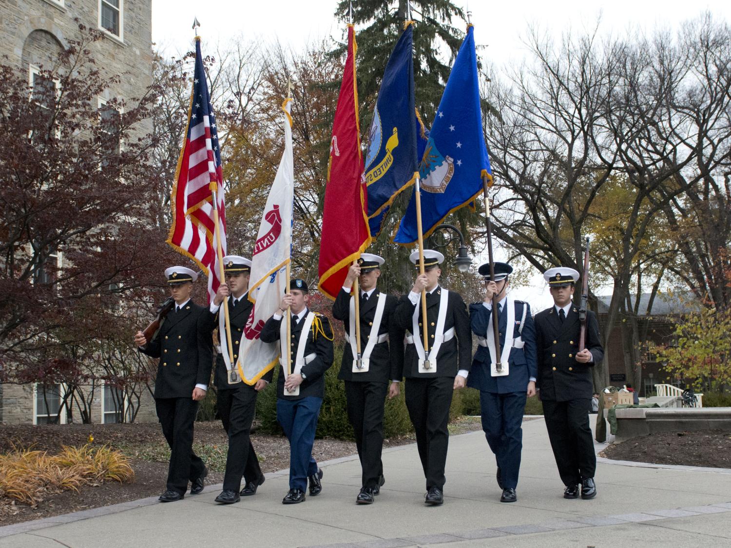 ROTC color guard