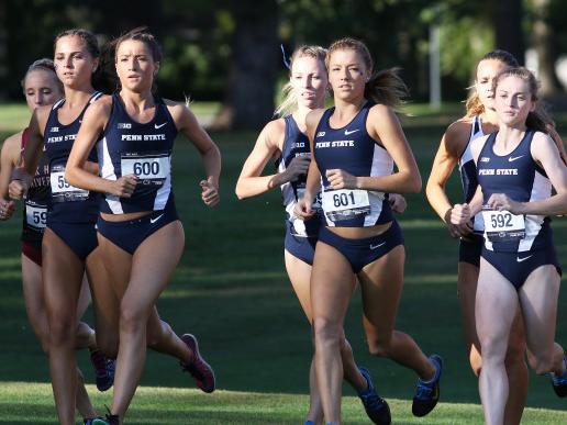 Penn State women running